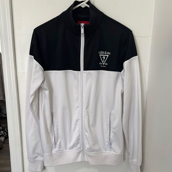 Guess Black and White Men's Jacket - Picture 3 of 9